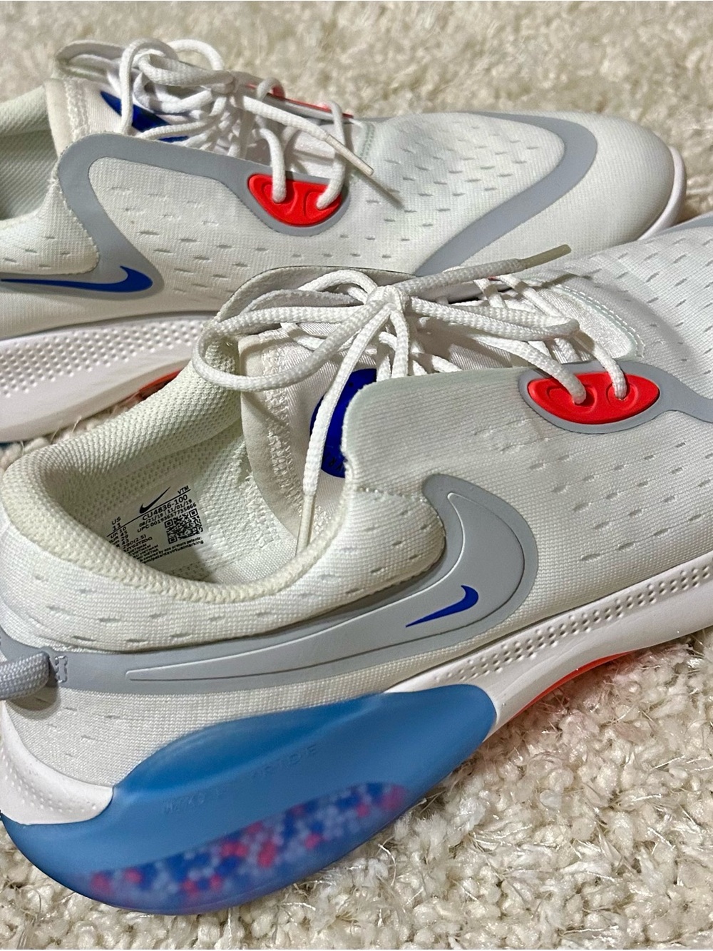 Nike Men’s Joyride Dual Run White Crimson Running Shoe